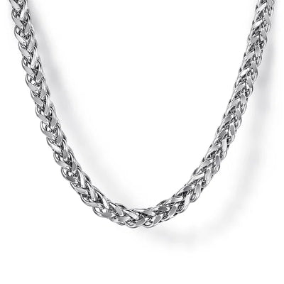 Gabriel & Co. Men's 3.20mm Wheat Chain Necklace
