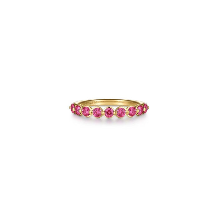 Gabriel & Co. Ruby Stacking Ring