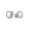 Gabriel & Co. Square Cufflinks with Twisted Rope Trim
