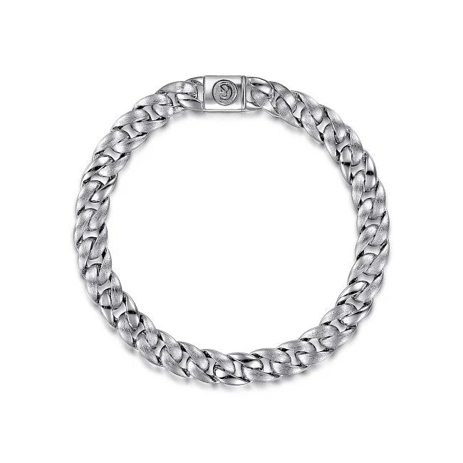Gabriel & Co. Sterling Silver Cuban Link Chain Bracelet