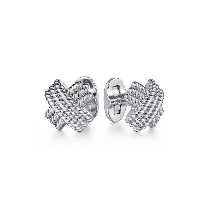 Gabriel & Co. Twisted Rope X Cufflinks