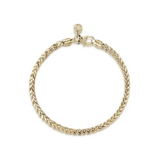 Gabriel & Co. Wheat Chain Men's Bracelet