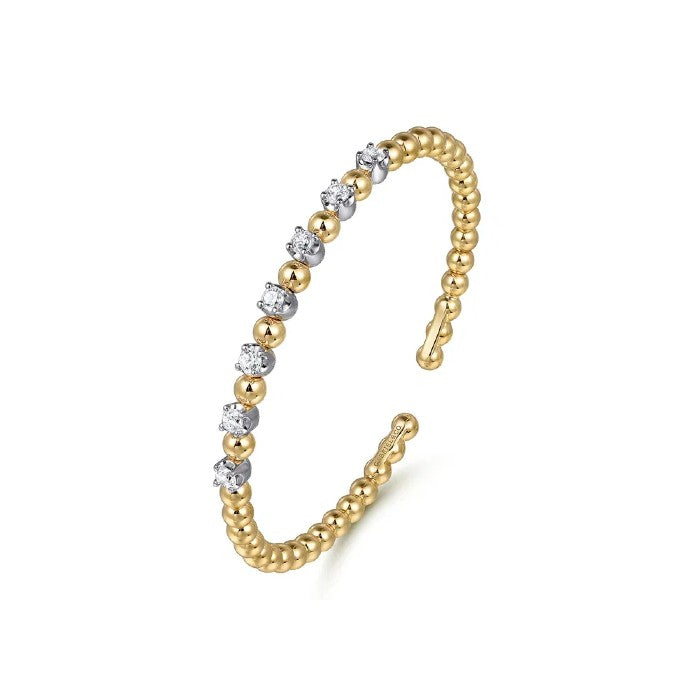 Gabriel & Co. Diamond Bujukan Beads Split Bangle