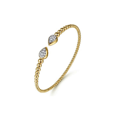 Gabriel & Co. Bujukan Pave Diamond Split Bangle Bracelet