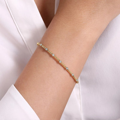 Gabriel & Co. Bujukan Diamond Stations Bangle