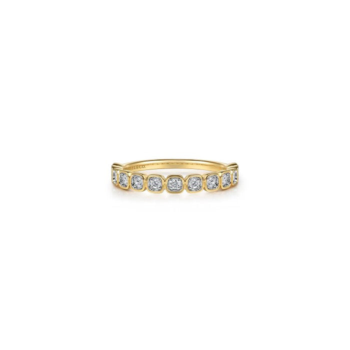 Gabriel & Co. Cushion Illusion Diamond Ring