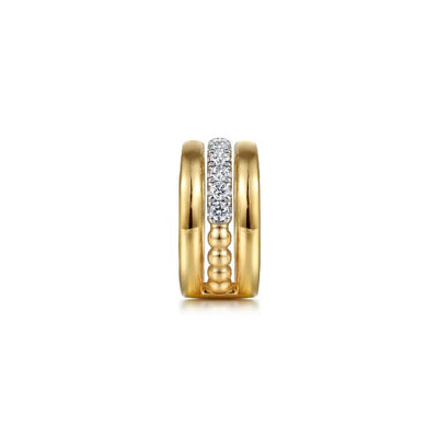Gabriel & Co. Diamond Layered Bujukan Ring