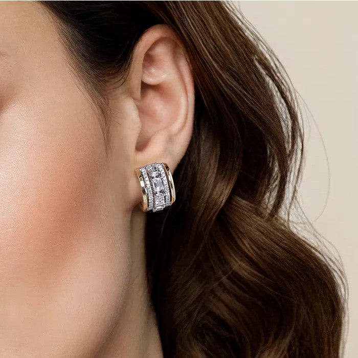 Gabriel & Co. Diamond 15mm Huggie Earrings