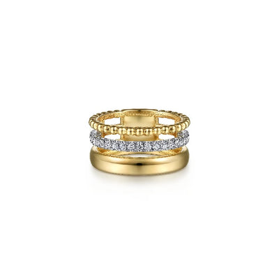 Gabriel & Co. Triple Layered Ring