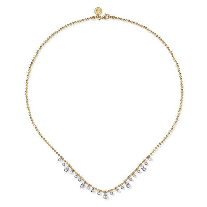 Gabriel & Co. Bujukan Diamond Droplet Necklace