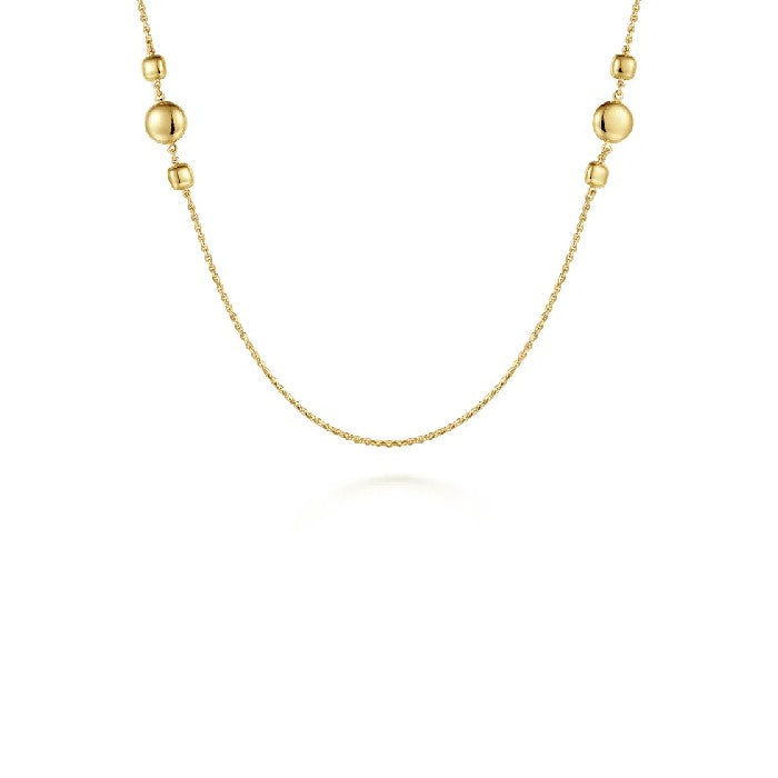 Gabriel & Co. Gold Station Necklace