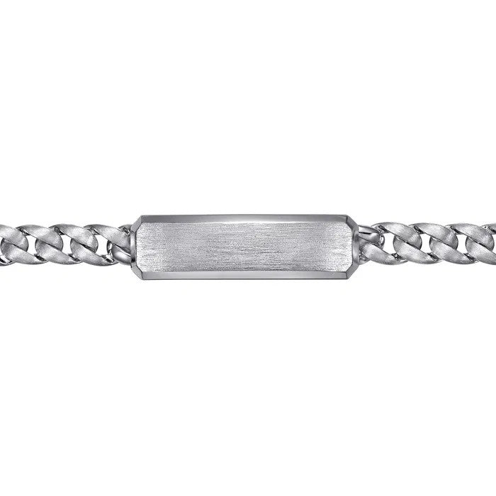 Gabriel & Co. ID Cuban Link Chain Men's Bracelet