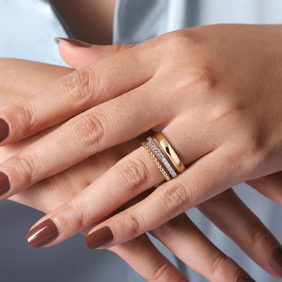 Gabriel & Co. Triple Layered Ring