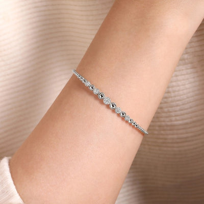 Gabriel & Co. Bujukan Diamond Stations Bangle