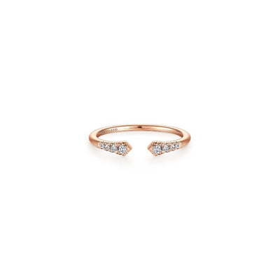 Gabriel & Co. Split Diamond Stackable Ring