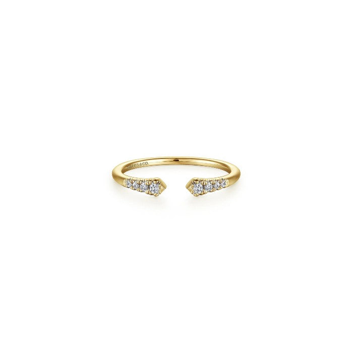 Gabriel & Co. Split Diamond Stackable Ring
