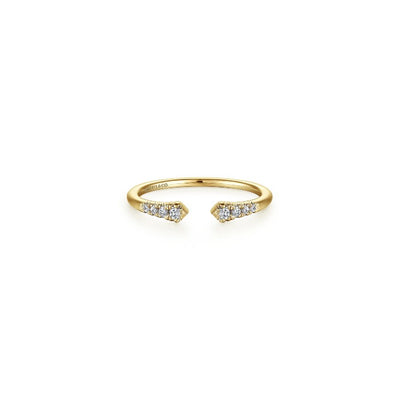 Gabriel & Co. Split Diamond Stackable Ring