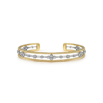 Gabriel & Co. Diamond Bujukan Cuff Bangle