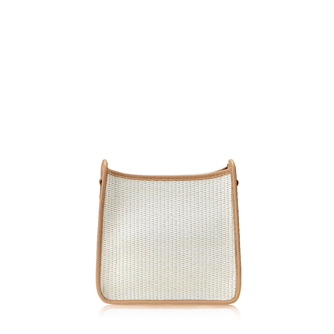 Gigi NY Elle Crossbody in Natural Raffia