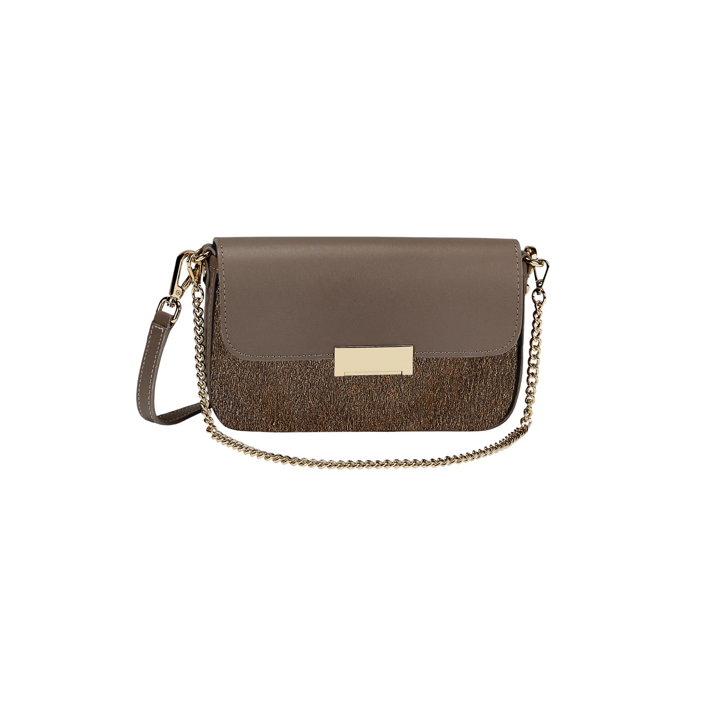 Gigi NY Edie Shoulder Bag in Haircalf Leather