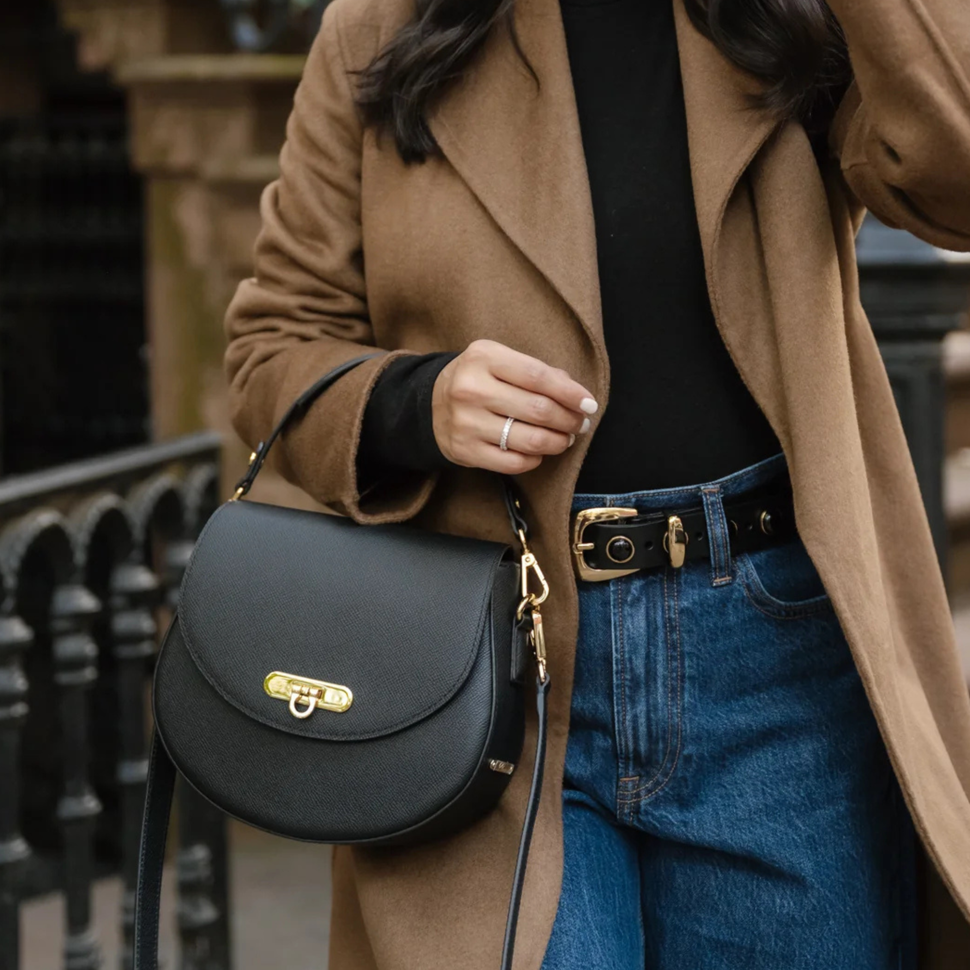 Gigi NY Sophia Saddle Bag