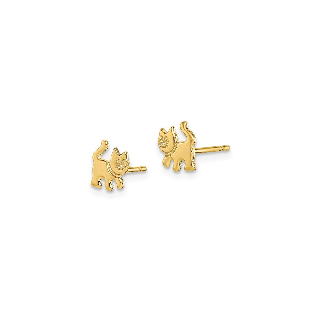 Kitty Cat Little Girl's Stud Earring