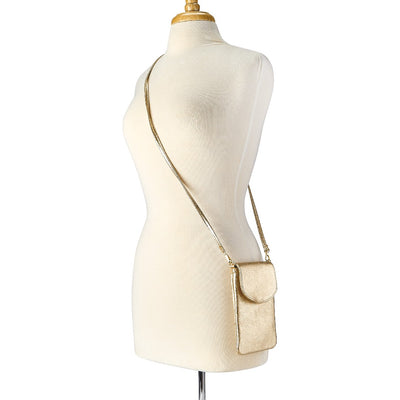 Gigi NY Metallic Emmie Phone Crossbody
