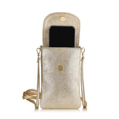 Gigi NY Metallic Emmie Phone Crossbody
