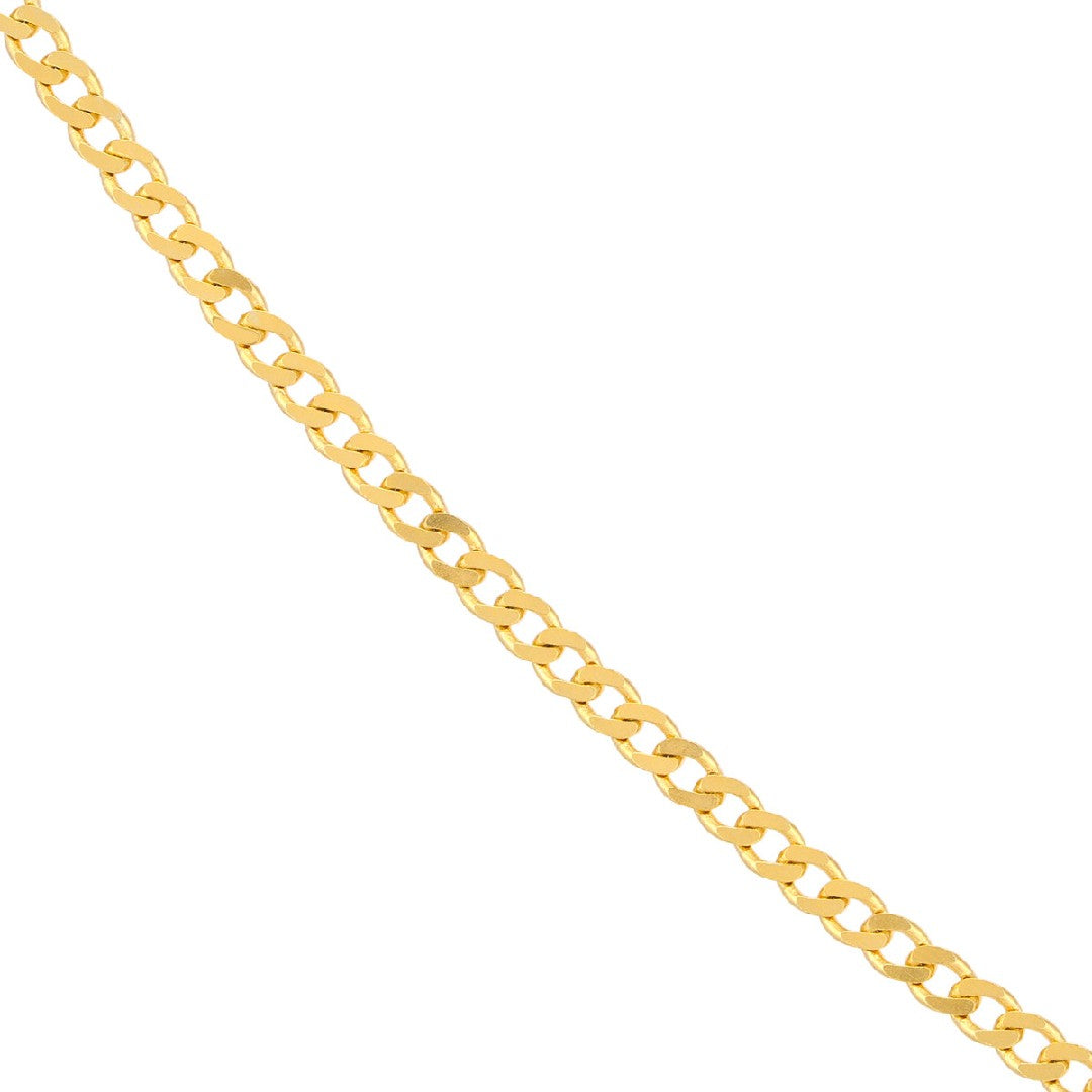 Yellow Gold 1.95mm Open Curb Chain