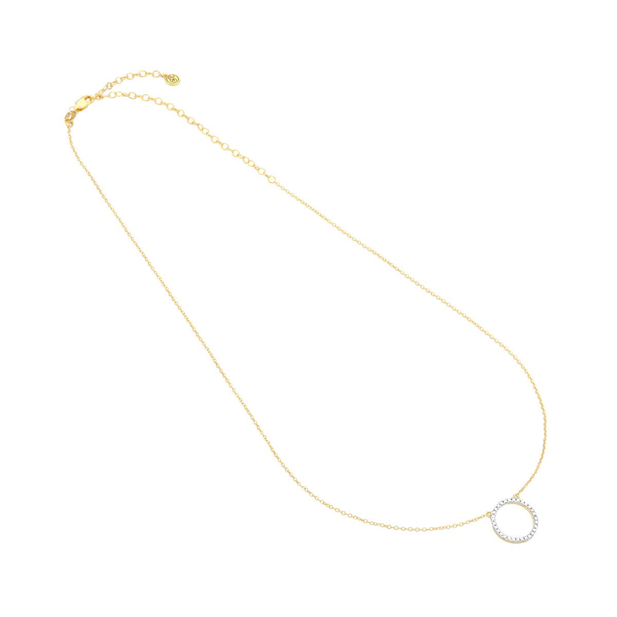 Ella Stein Diamond Open Circle Necklace