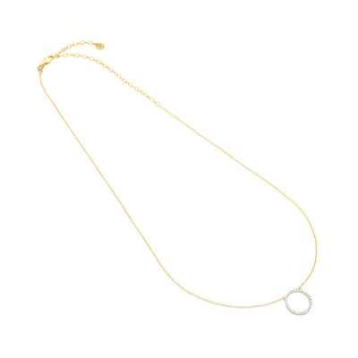 Ella Stein Diamond Open Circle Necklace