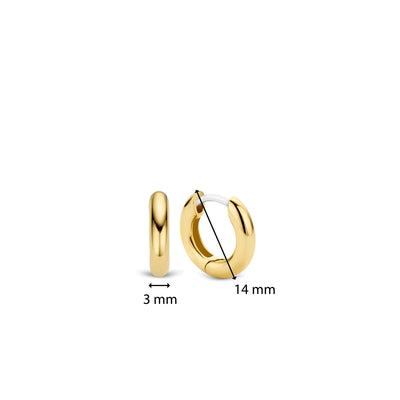 Ti Sento Milano Gold Huggie Hoops