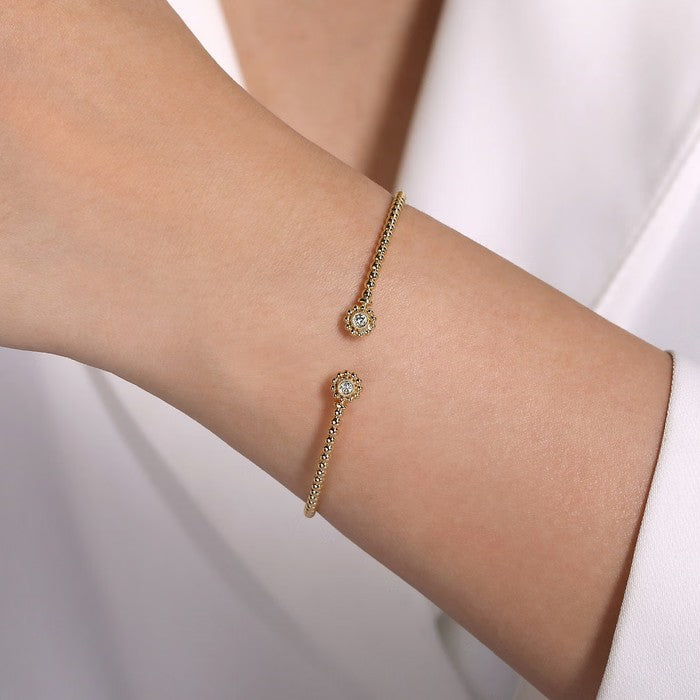 Gabriel & Co. Flower Caps Bujukan Split Cuff