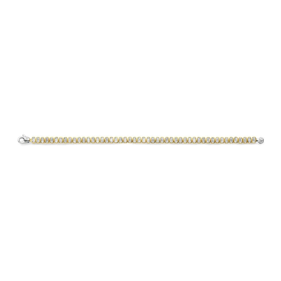 Ti Sento Milano Emerald Cut Tennis Bracelet
