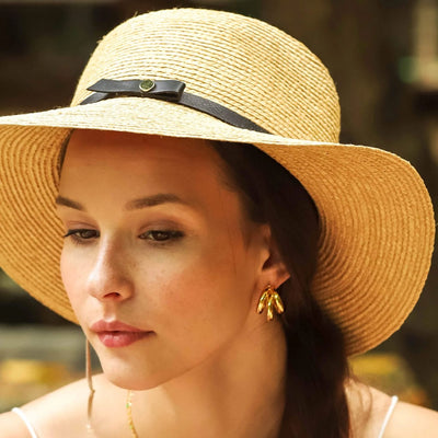 Triple Row Tubular Gold Hoops