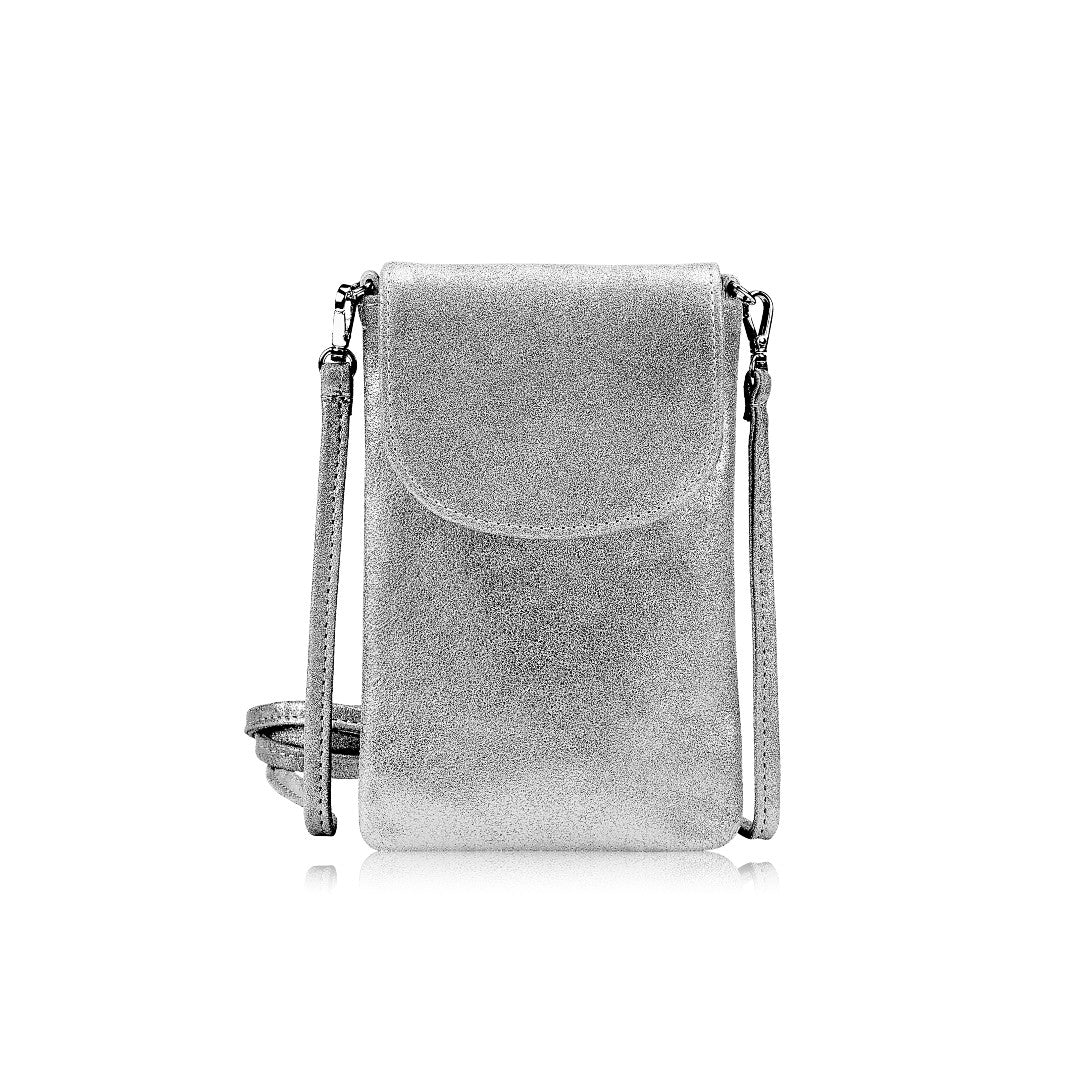 Gigi NY Metallic Emmie Phone Crossbody