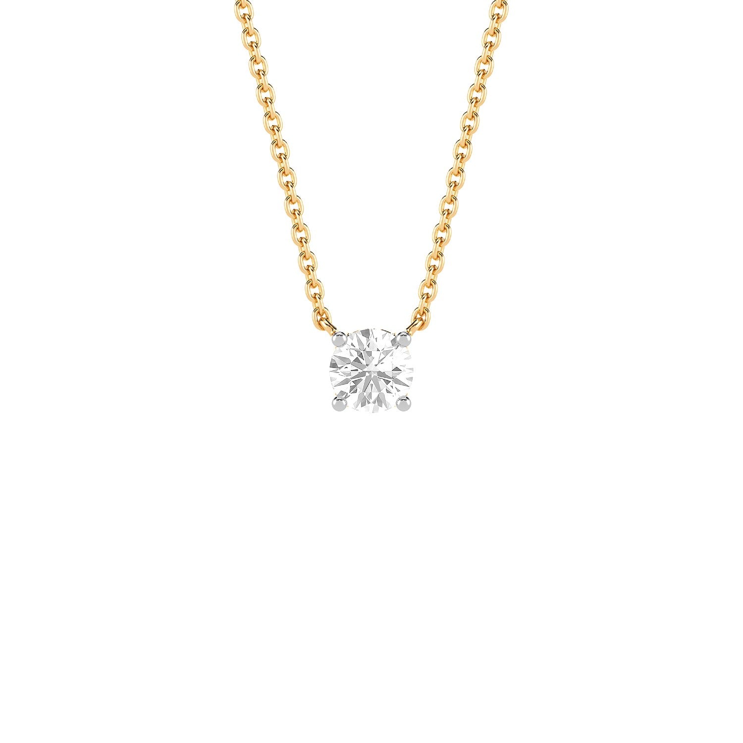 Ella Stein Lab Diamond Solitaire Necklace