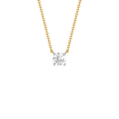 Ella Stein Lab Diamond Solitaire Necklace