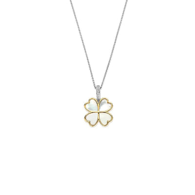 Ti Sento Milano Mother of Pearl Clover Necklace