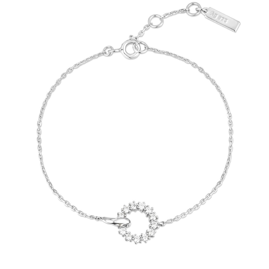 Interlinked Circles Pave Bracelet