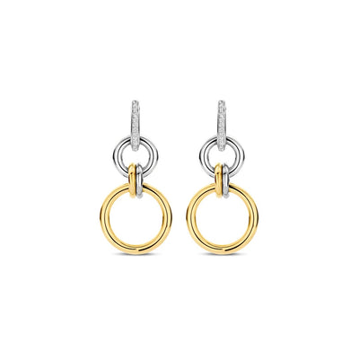 Ti Sento Milano Interlinked Hoop Earrings