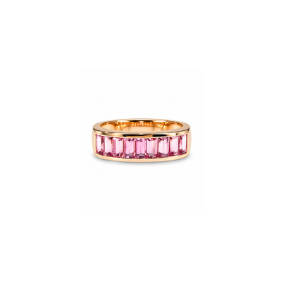 Jane Taylor Pink Tourmaline Baguette Ring - One of a Kind