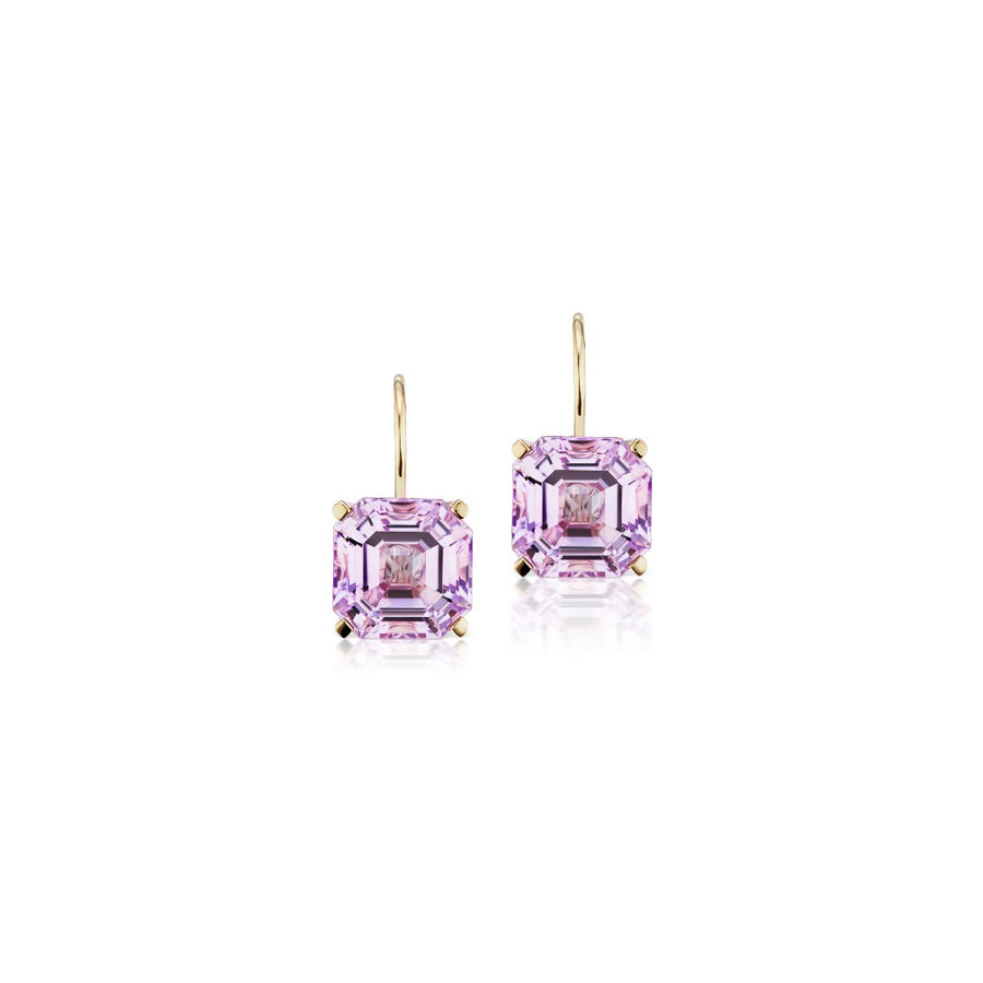 Jane Taylor Rose De France Octagonal Drop Earrings