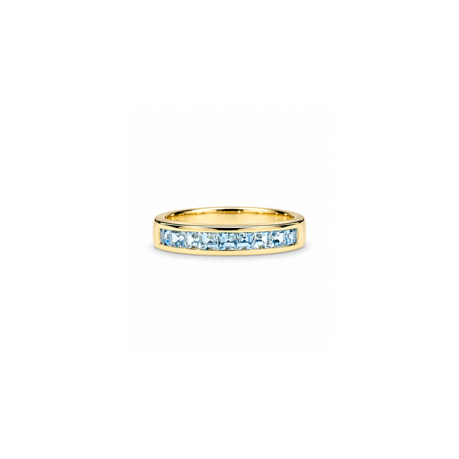 Jane Taylor Aquamarine Small Square Ring - Limited Edition