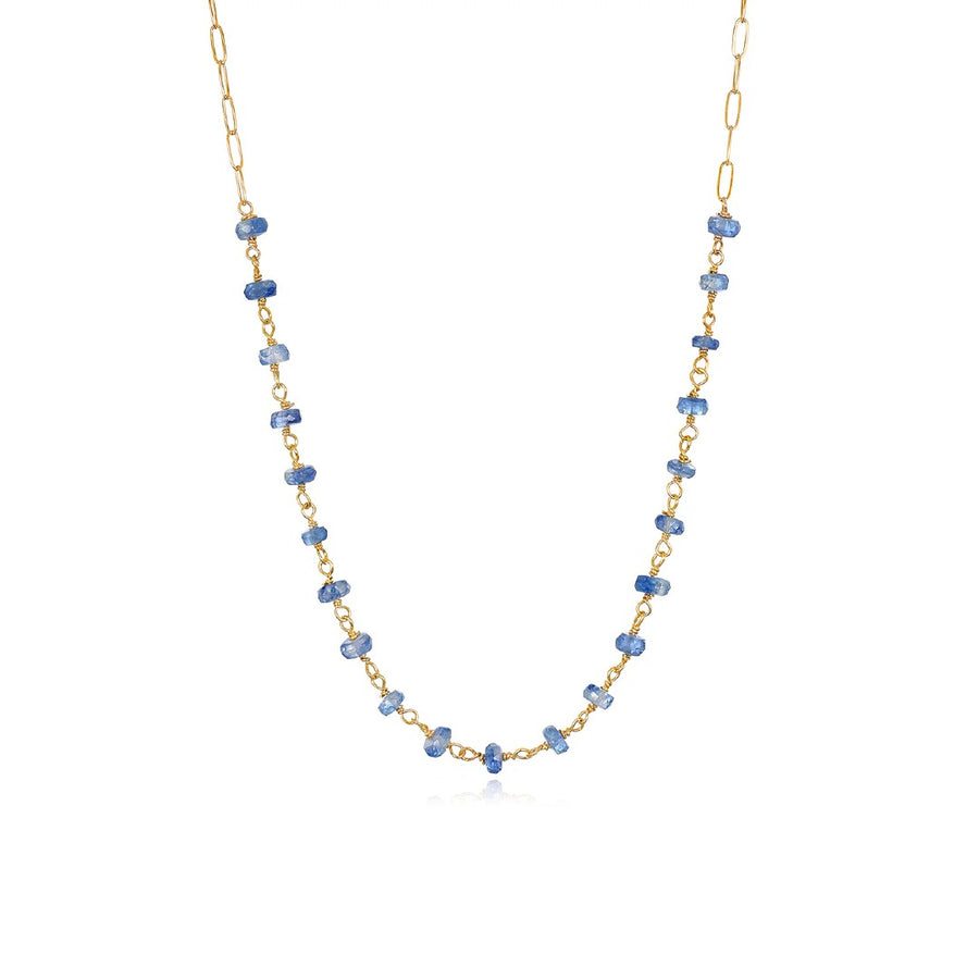 Kyanite Paperclip Necklace