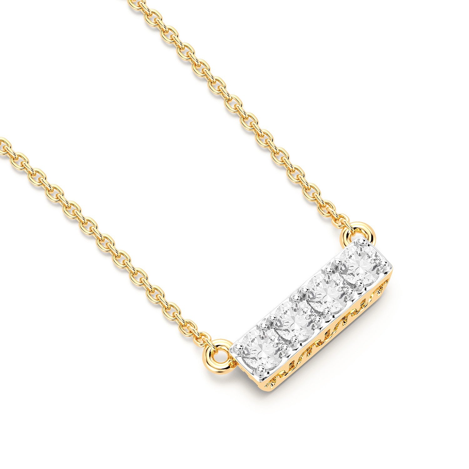 Ella Stein Lab Diamond Bar Necklace