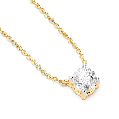 Ella Stein Lab Diamond Solitaire Necklace