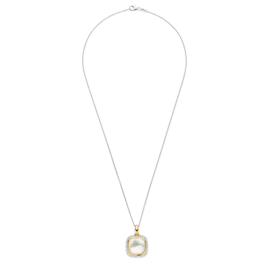 Ti Sento Milano Mother of Pearl Cushion Necklace