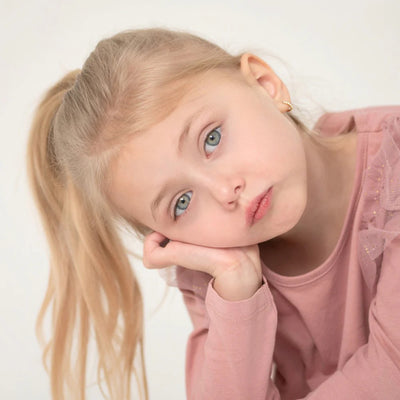 Freshwater Pearl Little Girl's Hoop Earrings