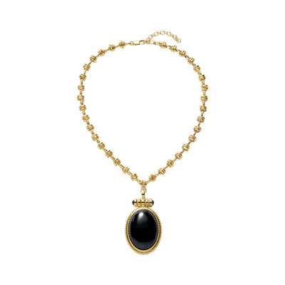 Luv AJ The Midnight Mesa Pendant Necklace in Gold